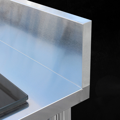 不锈钢操作台置物架落地多层锅具收纳架厨房用品烤箱微波炉储物架