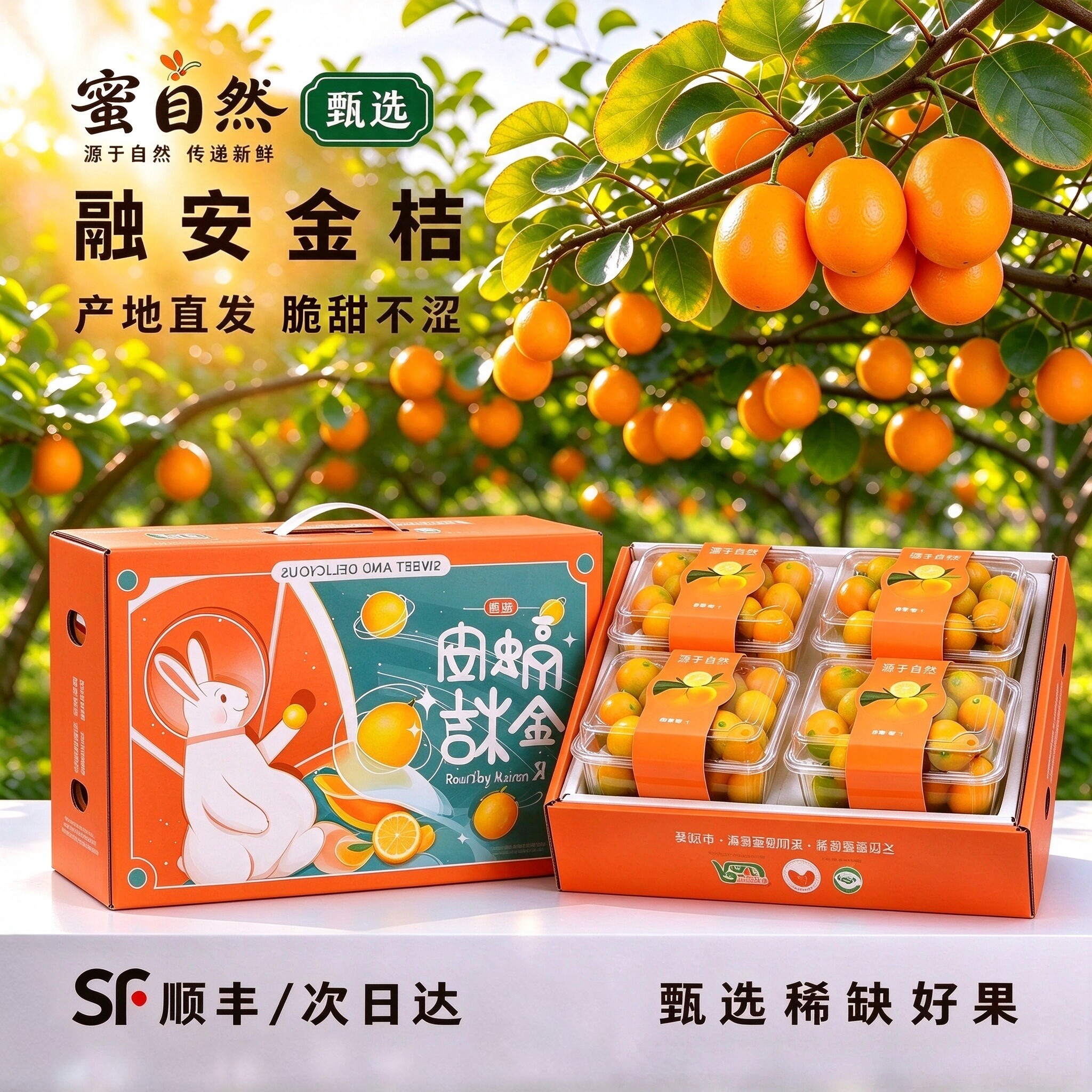 【顺丰次日达】脆蜜金柑贼大贼甜