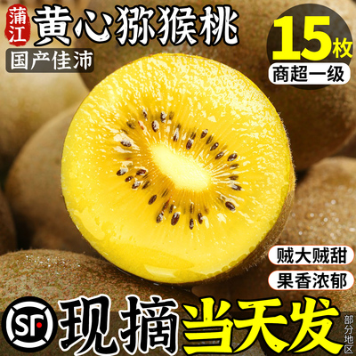 【现摘现发】正宗蒲江黄心猕猴桃