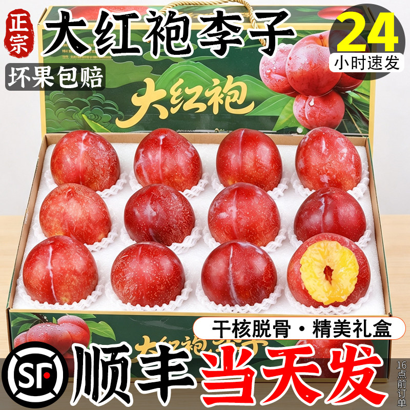 【顺丰次日达】东北大红袍李现摘