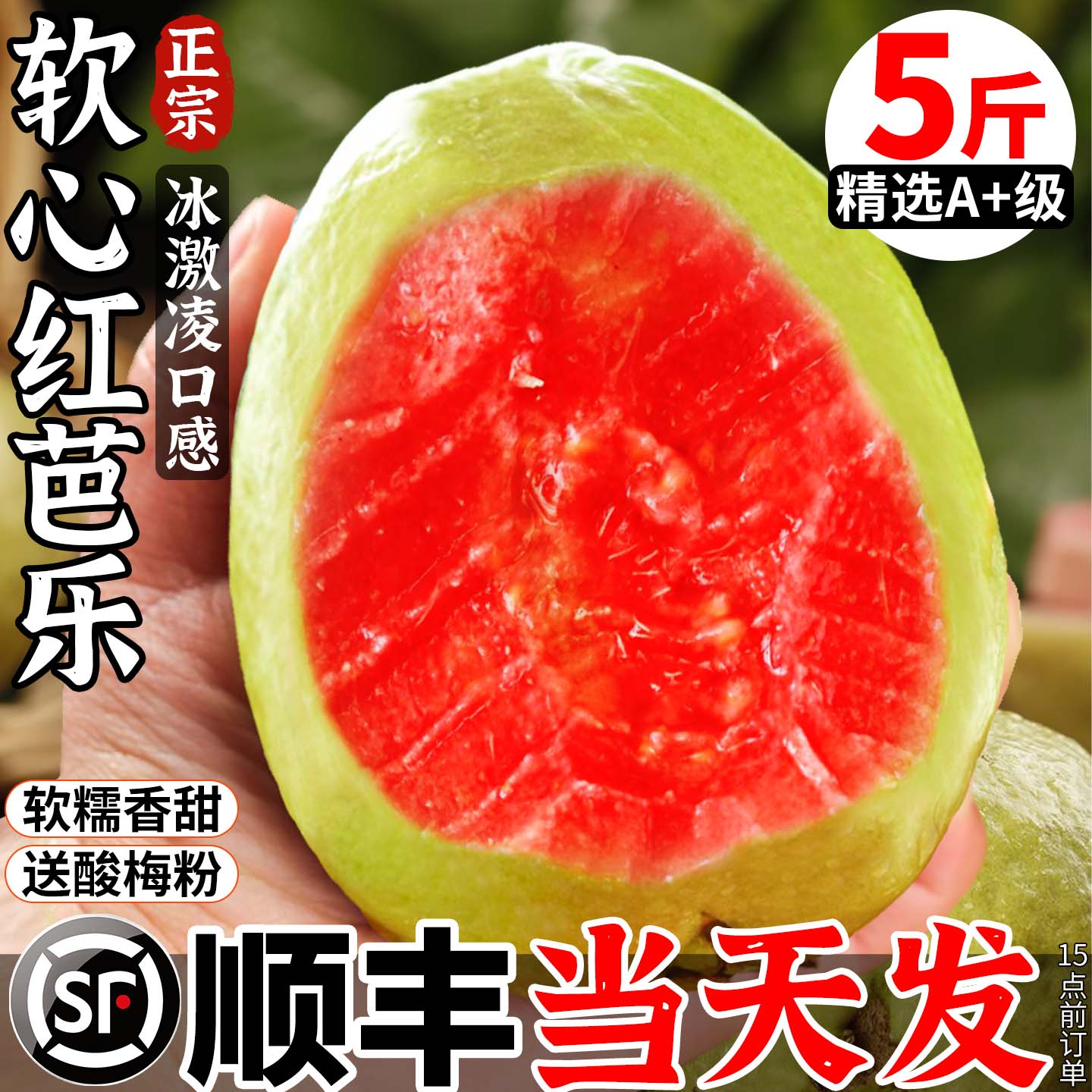 顺丰次日达【软糯香甜】红心芭乐