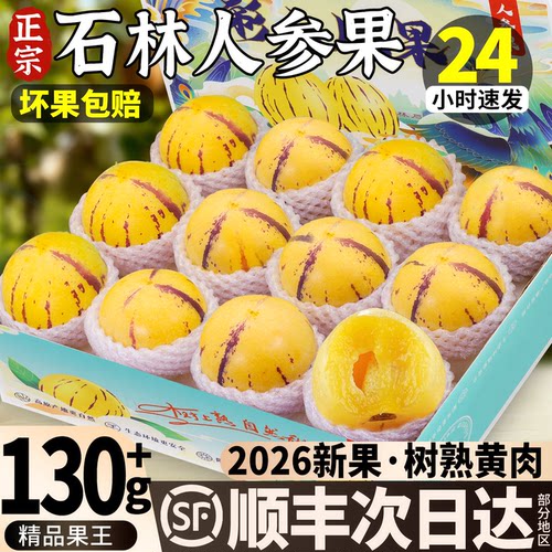 现摘现发丨树熟石林人参果黄肉