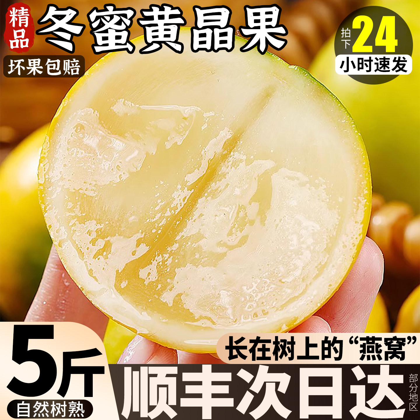 顺丰丨冬蜜黄晶果丨高端品种