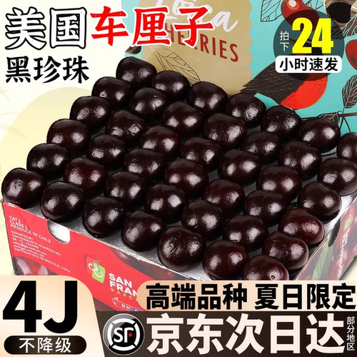 官方推荐美国空运车厘子黑珍珠
