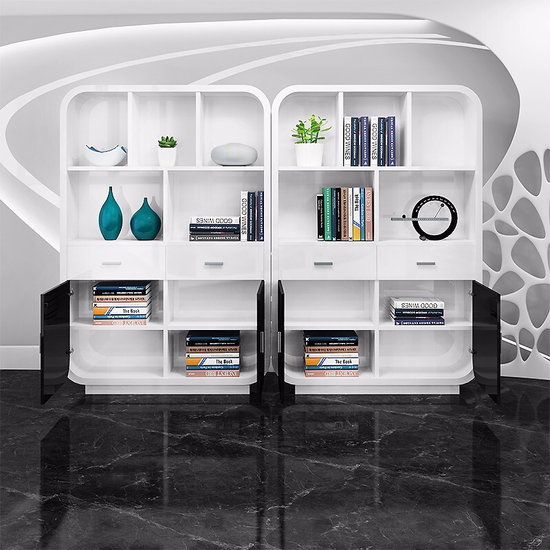 办公家具烤漆文件柜办公室档案书柜简约现代储物资料收纳财务凭柜