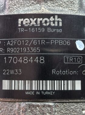 R902193365  A2FO12/61R-PPB06 # Rexroth，液压泵