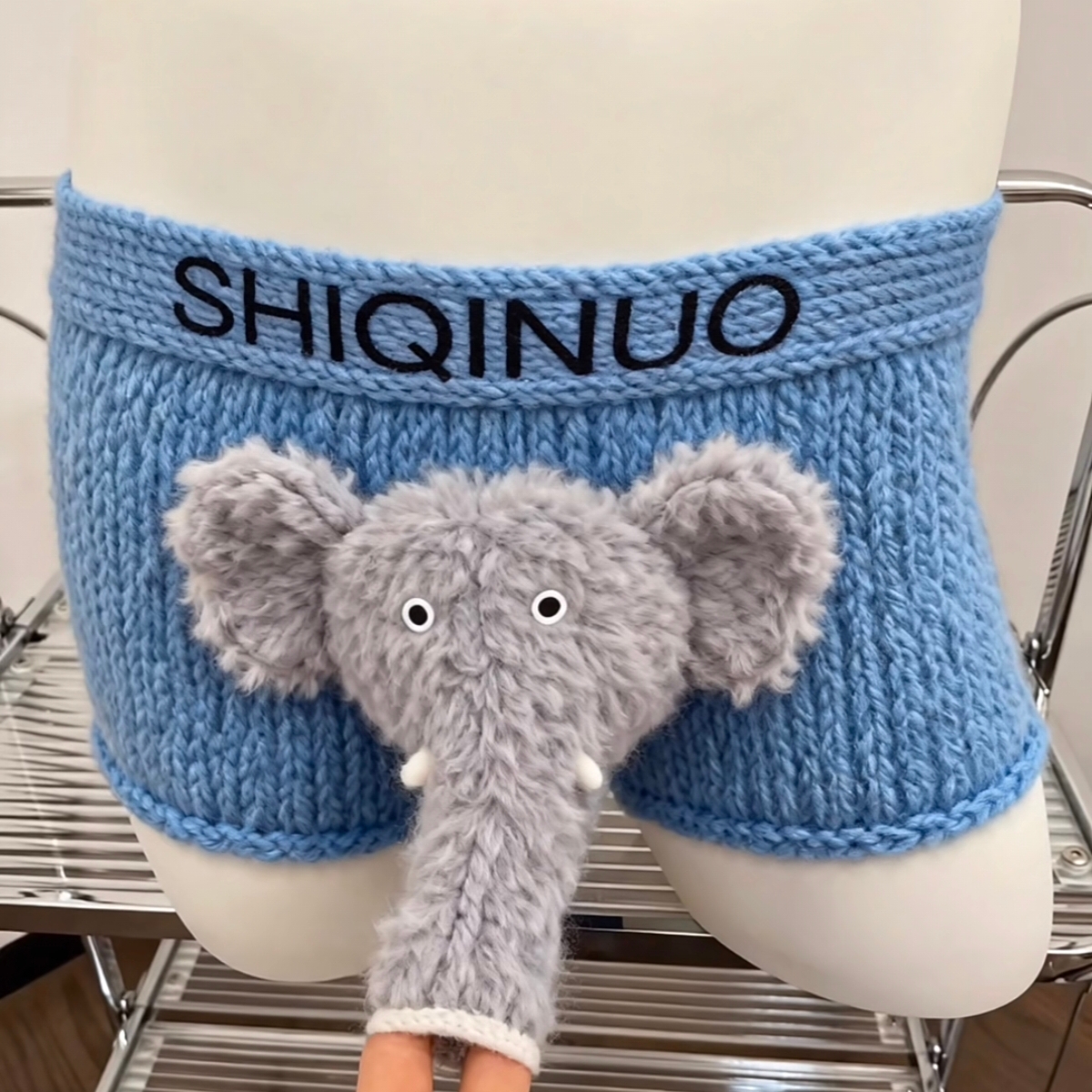 小红书同款男友内裤个性内裤男友大象内裤枪弹分离性感大码底裤