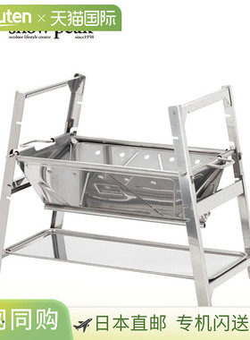 Snow Peak篝火架 SRsnow peak ST-021篝火架篝火烹饪紧凑型小型露