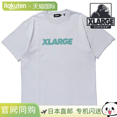 日本直邮XLARGE 标准徽标短袖T恤 [101252011011 SU25] STANDARD