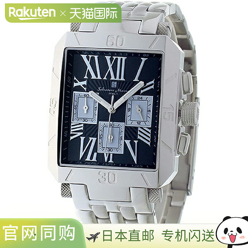 日本直邮SM17117-SSBKSV Salvatore Marra 男士手表