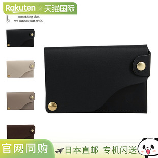 浅灰 2层卡包纤薄真皮卡包男女通用有黑色 日本直邮CLEDRAN ARCH