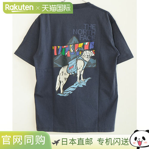 日本直邮THE NORTH FACE 短袖狗拉雪橇图案T恤（男女通用）[NT326