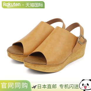 底鞋 女士凉鞋 黑色坡跟鞋 一脚蹬厚底凉鞋 子易 厚底加垫绑带女士凉鞋