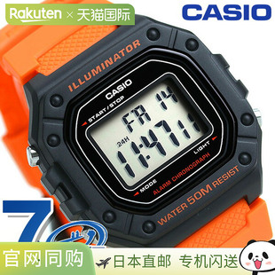 1AVDF 日本直邮Casio卡西欧数字海外型号男士 218H Chi 女士手表