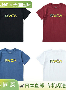 日本直邮RVCA VA 石洗短袖T恤（BF04E253）适合青少年