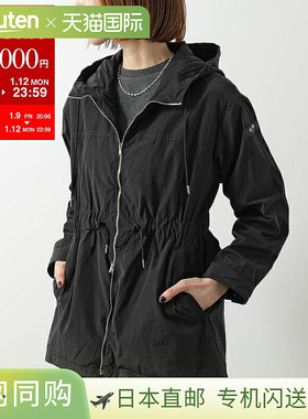日本直邮TATRAS AJUGA Mod Coat女士连帽轻薄抓绒中长款夹克(LJXA