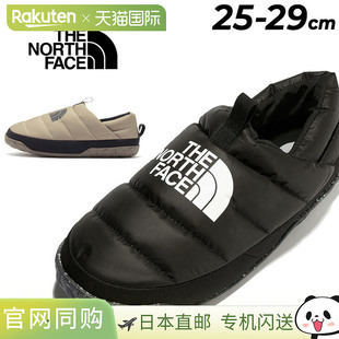 日本直邮THE NORTH FACE Nuptse 男士穆勒鞋 | 一脚蹬羽绒填充寒​