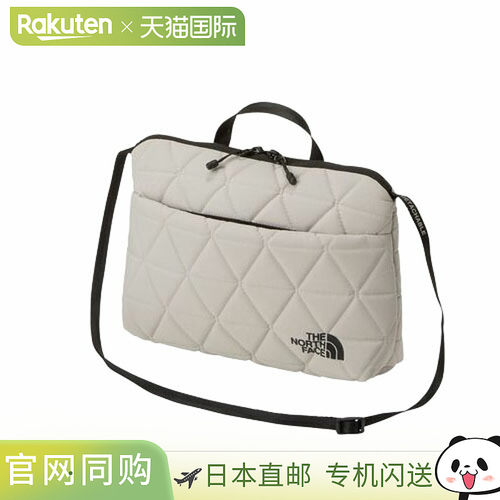 日本直邮The North Face 北面户外单肩包2L Geo Face Pouch 化石