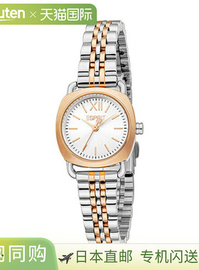 日本直邮ES1L473M0105 ESPRIT 石英银色女士手表
