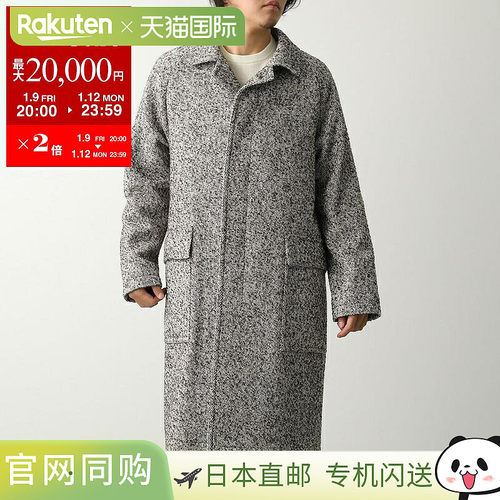 日本直邮TAGLIATORE 男士巴领大衣LOYD/S 码 ST 260015单排扣粗花