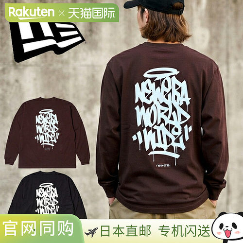 日本直邮NEW ERA 2026秋冬 LS OS CT TEE TAGGING LOGO 长袖T恤