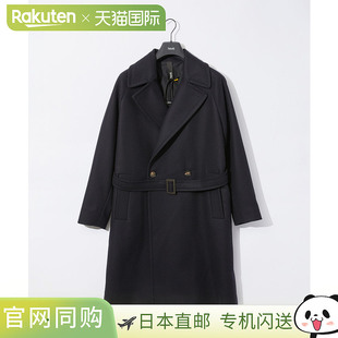 大衣 E725 男士 外套 布林迪西商 日本直邮HEVO 系带大衣 BRINDISI