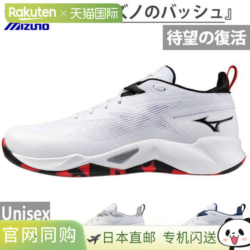 美津浓 (Mizuno) 男款 Wave Transistor 篮球鞋低帮 Mizuno W1GA2