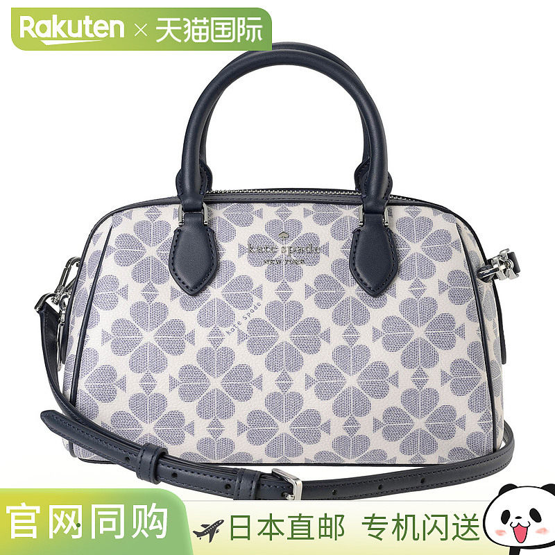 日本直邮kate spade 手提包 spade 花 KG483 403 NAV 女士海军蓝
