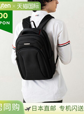 日本直邮Samsonite 背包双肩包 Slim Backpack（修身背包）黑色男