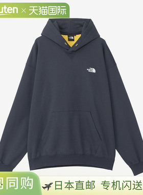 日本直邮北面 男式上衣 提花后背方形标志连帽衫 NT62437