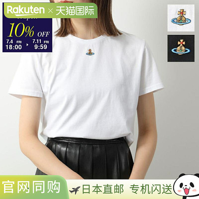 Vivienne WestwoodT恤3G010017 J001M 女士男士短袖剪裁缝制圆形