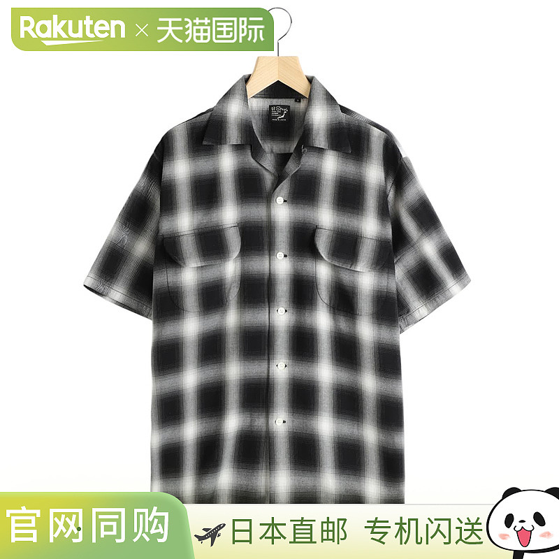 orSlow 复古版OMBRE 格纹短袖衬衫 01-8081-161[REA]