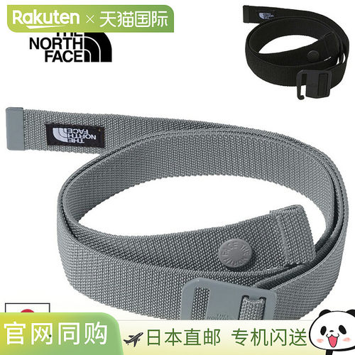 日本直邮The North Face 男女腰带 THE NORTH FACE 北面科技编织