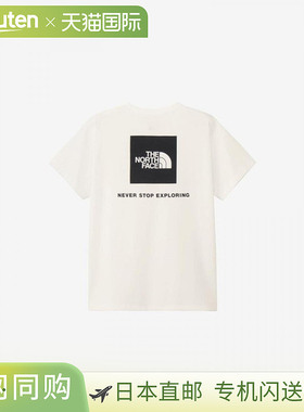 日本直邮THE NORTH FACE 短袖后背方形徽标T恤 女士 NTW32447-W2