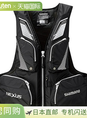 日本直邮Shimano 救生衣 Nexus 漂浮背心 VF-142Q L 黑色