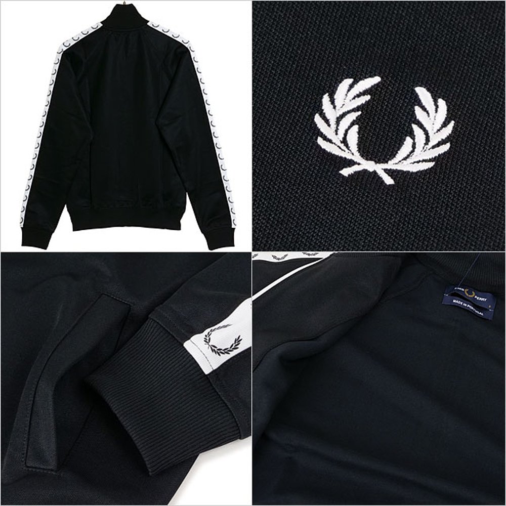 日本直邮FRED PERRY 男士压胶运动夹克 J4620-198 FW23 TAPED TRA