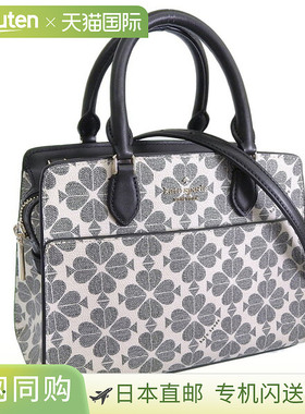 日本直邮KATE SPADE 女士包包两用肩背包手提包 黑色 spade flowe