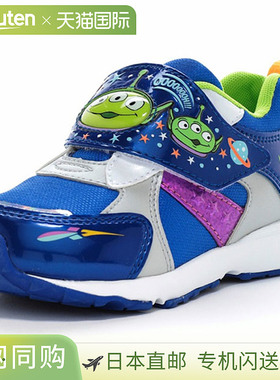 日本直邮MOONSTAR 儿童迪士尼 DN C1362 蓝色玩具总动员童鞋（青2