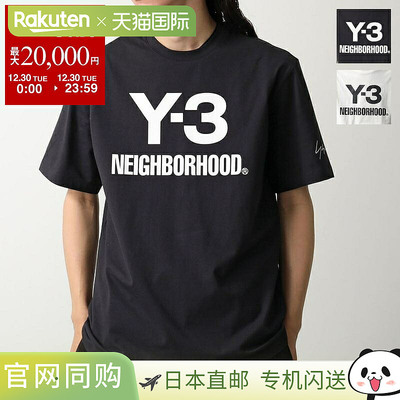 日本直邮Y-3 x NEIGHBORHOOD Neighborhood Logo Tee (JW6999/JX7