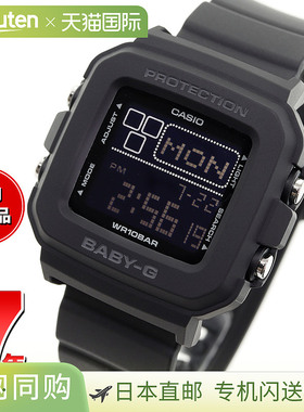 日本直邮卡西欧CASIO Baby-G 女士电子手表 BGD-10-1JF 黑色