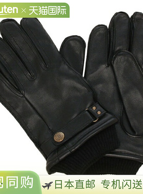 日本直邮Dents Penrith 男士黑色真皮手套DENTS 5-9018