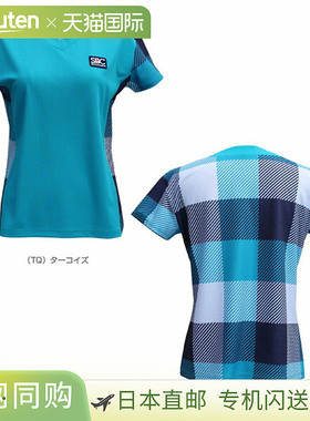 日本直邮St. Christopher 网球羽毛球服V领衬衫女 STC BCW6413