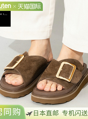 日本直邮MOHI 女士凉鞋单带设计厚底搭扣大搭扣优雅时尚1-1902466