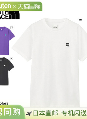 The North Face 女士上衣短袖小号 Box 徽标T恤 NTW32445 Fit Hou