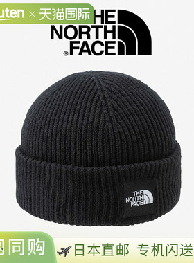 日本直邮The North Face 短款罗纹帽 NN42542 K 黑色