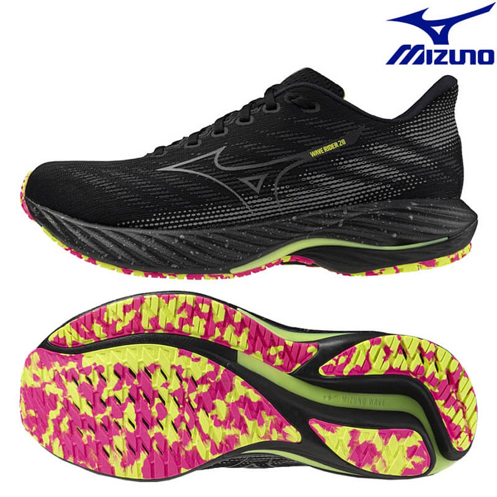 日本直邮Mizuno 跑鞋 Wave Rider 28 J1GC246301 男女通用