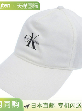 日本直邮Calvin Klein 男女帽子棒球帽均码棉质白色4G5032G110 CA