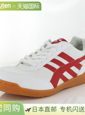 日本直邮Moonstar 男女运动鞋 MS 1400T 白色/红色 MOONSTAR 1122