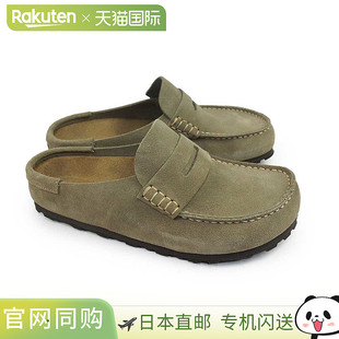 日本直邮Birkenstock Naples 男女士裹脚凉鞋绒面革莫卡辛鞋宽版2