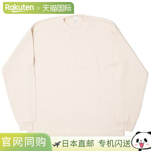 日本直邮Los Angeles Apparel TX407GD 长袖加厚保暖圆领T恤 | 男